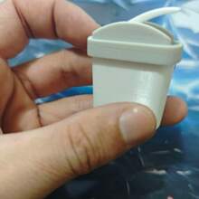1:12 Scale Mini Dollhouse Trash Can- Realistic Flip Lid, Mini Dollhouse Furniture, Suitable For Dollhouse Scenery, Desktop Decoration- Compatible With Dollhouse Models And Collectors-(1:12 Scale) - 灰白雙色翻蓋垃圾桶 - 查看 5