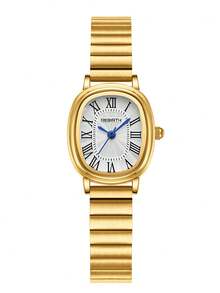 REBIRTH 1件女士优雅时尚休闲金色腕表，适合日常佩戴 - 均碼 - 查看 18