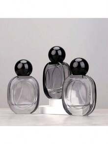 1pc 30ml Glass Perfume Spray Bottle, Large Capacity Travel Cosmetic Refillable Bottle, Luxury Pressurized Spray Bottle For Perfume, Toner, Sanitizer - A - View 5