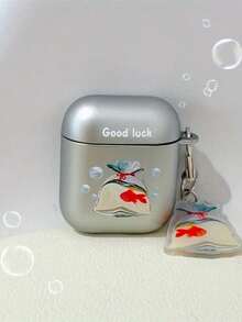 塑料防水鱼形保护壳，兼容苹果手机，防刮防震 - 銀色 - 查看 12