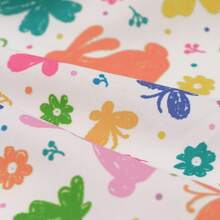 1pc Easter Bunny Print Pet Dog Dress, Suitable For Small/Medium Dogs, Cats, Easter Party Holiday Costume Gift - Pink - View 9