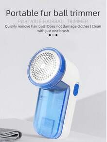 OBOVAY 便携式无线织物除毛器，电动衣物除毛器，毛衣绒毛修剪器 - 藍色 - 查看 9