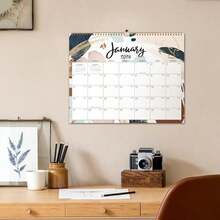 2026 Wall Calendar - 12 Months Hanging Calendar 2026 From Jan. 2026 - Dec. 2026, 14.8" X 11.6", Twin-Wire Binding, Blank Block With Julian Dates, Perfect For Organizing At Home, School & Office - / - View 2