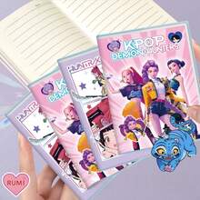 1pc Random K-Pop Girl Group Themed Notebook, Practical Student Gift, School Prize - Multicolor - View 3