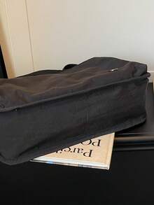 Lightweight And Casual Large Capacity Nylon Bag, New Fashionable And Versatile Shoulder Bag, Simple Sports Crossbody Bag - Black - View 7