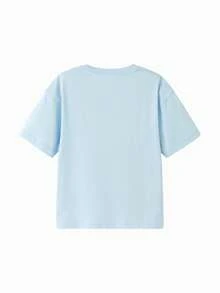 Balabala Camisetas gráficas para niños, camisetas de manga corta lindas y geniales con estampado para niños & niñas - azul hielo - Ver 5