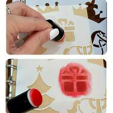 Yutiars 10 Stück Gesichtsmalerei Pinsel Set, inklusive 3 Daumenringe und 3 Wassertropfen Schwämme, geeignet für Künstler, die Acrylfarben für Gesichtskunst verwenden, ideal für Cosplay-Events und Bühnenmakeup - Sätze - Übersicht 4