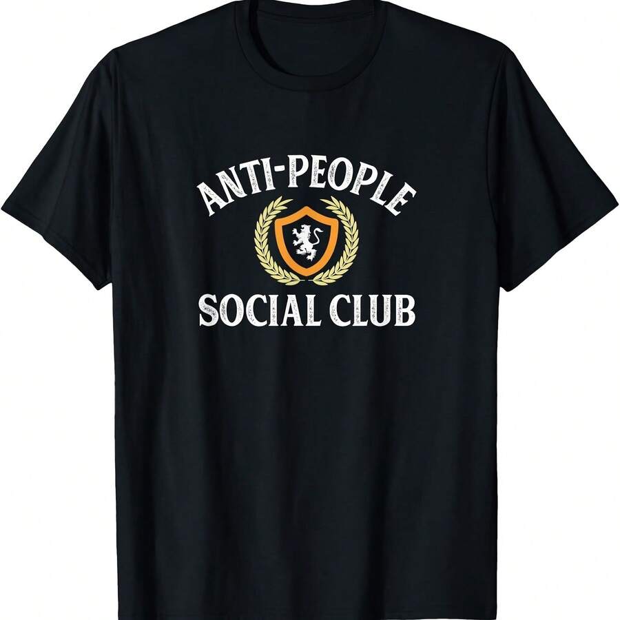 Camiseta del Club Social Antipueblo - Negro - Ver 1