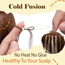 100Strands Micro Ring Loop Tip Remy Human Hair Extensions Straight Micro Beads Link Hair 0.5g/Strand #4/27 Medium Brown/Dark Blonde #12/613 Golden Brown/Blonde #18/613 Ash Blonde/Bleach Blonde - #12/613 Nâu vàng/Vàng - Xem 9