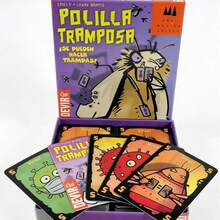 POLILLA TRAMPOSA，假日休闲游戏，阿巴雅欺骗游戏，熟悉的互动游戏，纸质材料 - 社交技能关系游戏，假日游戏 | POLILLA TRAMPOSA 互动卡牌游戏套装 - 彩色 - 查看 7