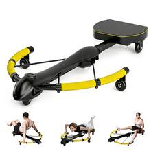 Máquina de remo plegable | Equipo de ejercicio aeróbico para el hogar, funcionamiento silencioso, 8 velocidades ajustables, pantalla digital, entrenamiento de cuerpo completo. - Negro - Ver 3