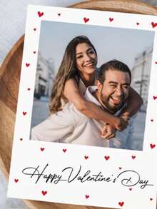 Custom Valentine's Day Greeting Cards - Personalized Text & Romantic Designs Love Confession Gift Cards! - 1pc-style1 - View 1
