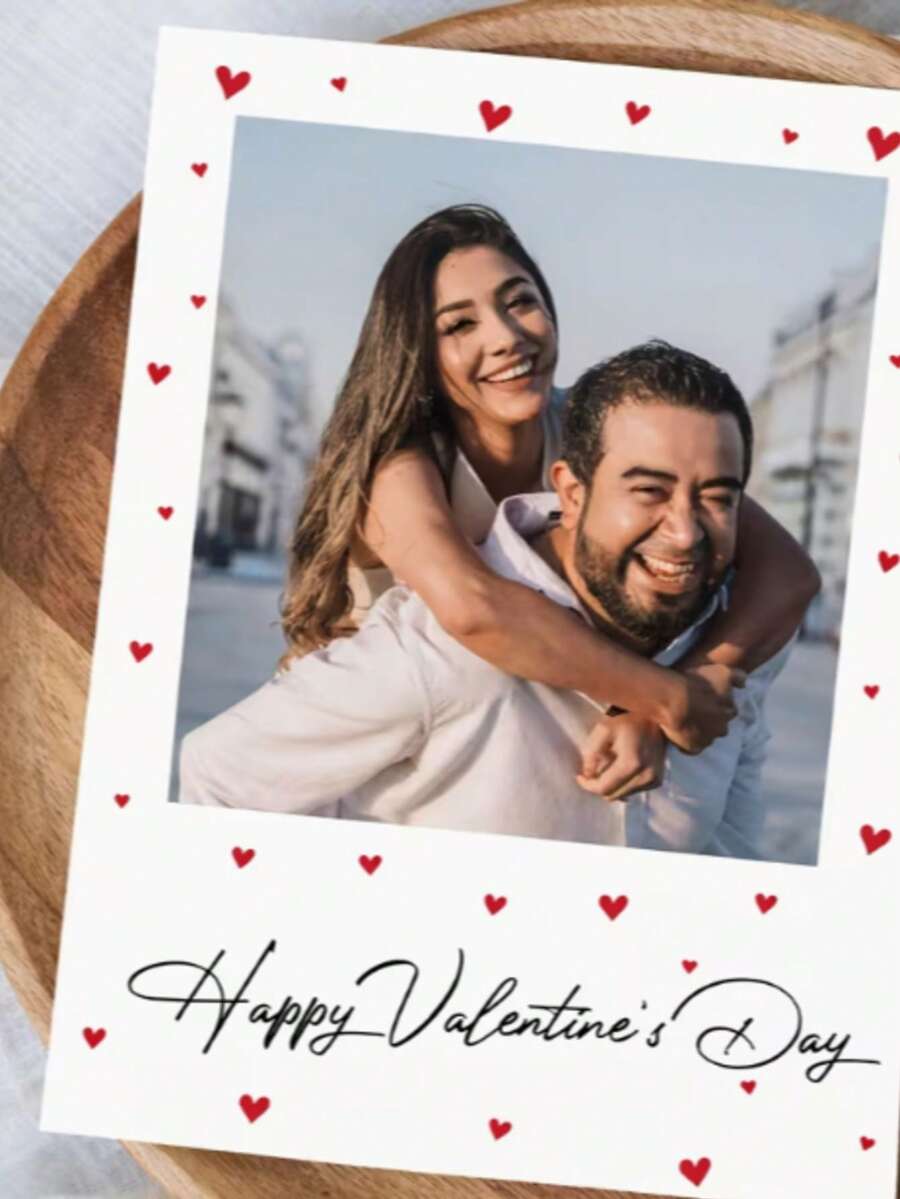 Custom Valentine's Day Greeting Cards - Personalized Text & Romantic Designs Love Confession Gift Cards! - 1pc-style1 - View 1