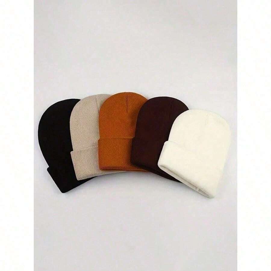 1pc Ultra-Light Knitted Beanie Hats - Unisex Style, Warm & Windproof, Suitable For Skiing And Outdoor Activities - Best Christmas Gift Choice - Multicolor - View 1