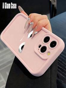 A Cute Angry Face Pink Phone Case, Shockproof Protective Cover. It Is Compatible With Galaxy Models Including Compatible For Galaxy S25, S24, S23, S22, S21 PLUS, FE And Ultra,Galaxy A33 Compatible With For Iphone17 Pro Max, 16, 15, 14 And 13. It Makes A Perfect Gift For Birthdays, Holidays, New Year And Valentine's Day. - 粉色 - 查看 5