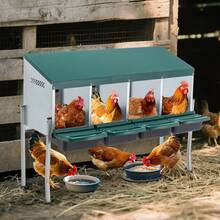 Pet Cages - 4-hole With Legs,Green - View 7