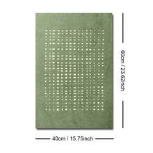 1/3pcs Set Unframed Beige Green Abstract Dots Lines Japanese Art Canvas Poster Retro Japandi Wall Art Print Wabi Sabi Minimalist Vintage Painting For Apartment,Living Room,Bedroom,Modern Home Decoration - A - View 16