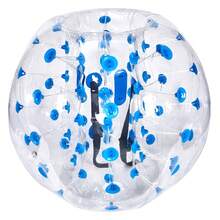 Inflatable Bumper Ball 1-Pack, 4FT/1.2M Body Sumo Zorb Balls For Teen & Adult, 0.8mm Thick PVC Human Hamster Bubble Balls For Outdoor Team Gaming Play, Bumper Bopper Toys For Garden, Yard, Park,Pool Toys Suitable For Pool Games,Pool Party - Blue - View 8
