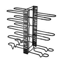 Aimall Multi Layer Storage Rack For Pots, Kitchen Pot Lid Rack, Adjustable Pot Rack, Storage Rack, Vertical Multifunctional Countertop Storage Rack - Black - View 13