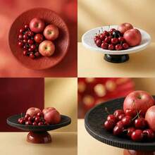 Elegantly Designed Fruit Platter – A Stylish And Minimalist Fruit Dish Suitable For Living Rooms And Homes. Comes With Both A Wet Food Tray And A Dry Snack Tray. - Multicolor - View 4