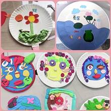 200/100/50 Pieces Disposable Cake Paper Plates – Food- & Versatile, Ideal For Snacks, Salads, Family Dinners & DIY Crafts, Sturdy, Leak-Proof & Convenient - Multicolor - View 5