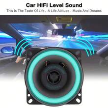 1pc 6-Inch 600W 2-Way Full-Range Car Audio Speaker, Subwoofer, Ultra-Thin Modification Speaker - A - View 11