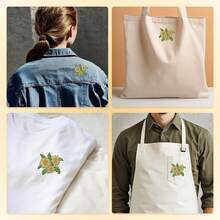 Sunflower Pattern Stick & Stitch Paper 18Pcs Water-Soluble Embroidery Stabilizer For Sewing Newbies - A - View 11