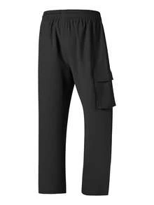 Pantalones cargo casuales y versátiles para deportes y actividades al aire libre para hombres - Negro - Ver 5