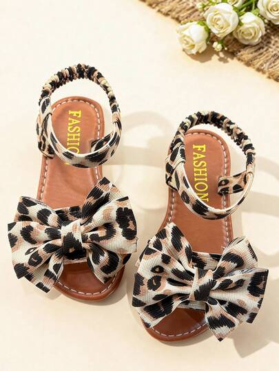 Summer Kids Sandals, Girls' Flat Sandals, Bohemian Style, Fashionable & Comfortable, Suitable For Outdoor Walking, Travel & Vacation, Popular Slide Sandals