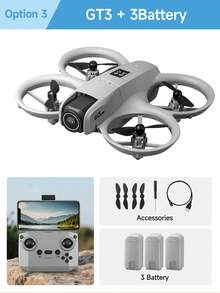 AXNEN 2026 New GT3 Mini Drone Features A High-Definition Dual-Camera, FPV Transmission Remote Control, Long-Endurance Battery, Optical Flow Hover, Infrared Obstacle Avoidance, And Dynamic Lighting. Even Beginners Can Easily Master It. Perfect Gift With A Camera For Holidays Like Christmas. - Multicolor - View 14