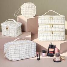 Large Capacity Multi-Functional Cosmetic Bag, Travel Makeup Organizer, Toiletry Bag, Ideal Gift For Women On Halloween, Christmas, Birthday And Other Holidays - Multicolor - View 1