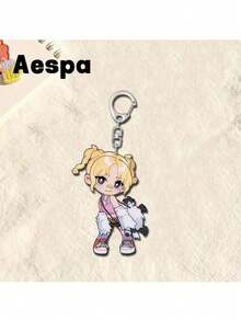 Aespa 亚克力钥匙扣吊坠，背包夹，学生文具礼物，送礼佳品 - 彩色 - 查看 5