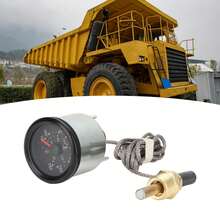 Indicador mecánico de temperatura de agua de 2 pulgadas (52 mm) con escala de sensor para vehículos de ingeniería (voltaje de funcionamiento: 12 V CC) - A - Ver 5