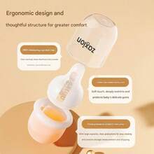 1个硅胶校准喂药器，带防呛滴管，适用于婴儿 - 摩卡棕 - 查看 5