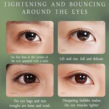 60片抗皱眼膜贴，蕴含视黄醇、神经酰胺、透明质酸、维生素C、栀子花提取物，保湿滋养眼部凝胶贴，改善细纹，减少眼袋和黑眼圈，增加弹性，适合所有肤质，生日和情人节礼物（80克） - 綠色 - 查看 7