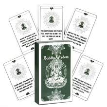 Buddha Wisdom Insight Oracle Cards, Family Party Entertainment Board Game - Black - View 2