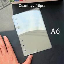 A7尺寸可移除贴纸簿，3D水晶浮雕气泡贴纸收藏册，可撕贴纸页贴纸本，透明卡套，照片收纳袋，笔记本，预算计划本，日记本，笔筒，办公用品。适合贴纸收藏家、学生、上班族、文具爱好者。 - 彩色 - 查看 12