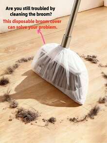 Disposable Broom/Mop Head Replacement - Dust And Hair Proof, Essential Home Cleaning Cover, Utilizes Static Electricity To Effectively Absorb Hair And Dust, Slouchy Cleaning Assistant - Multicolor - View 6