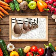 3pcs Bohemian Handwoven Hanging Baskets Set - Rustic Wall Mounted Storage And Decor Mesh Racks With Artistic Design, Multipurpose, Small Items, Natural Beige Fabric, Perfect Ideal Home Decor, Racks, Wall Art, Farmhouse Style, Durable Mesh, Decor Baskets, Hanging Baskets, Decor Baskets, Fruit Baskets, Wall Fruit Baskets - Multicolor - View 7