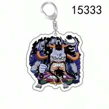ONE PIECE 1pc/4pcs Cute Double-Sided Acrylic Keychain Roronoa Zoro Trafalgar Law Pendant, Suitable For Car Rearview Mirror, Backpack, Handbag, Keys, Cosplay Party Decor, Fan Gift, Holiday Birthday Collection, Y2K Style High-Quality Acrylic - Multicolor - View 20