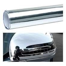 TendenciaVinil Automotriz Plata Cromo Espejo Sin Burbujas 30cm X 3mtCalidad premium - 1 - Ver 2