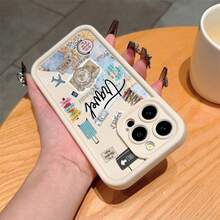 Casing Pelindung Anti Guncangan TPU Bambu Berkualitas Tinggi Bergaya Vintage Chic, Kompatibel dengan Apple, Cocok Sebagai Hadiah Ulang Tahun dan Natal untuk Pasangan, Pacar, Anak Perempuan, dan Remaja - Putih Antik - View 4