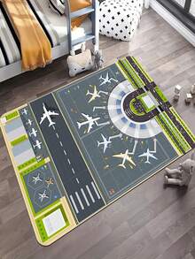Thảm nhung chơi cho trẻ em - Thảm nhung hình máy bay, sân bay, thảm phòng chơi game, thảm phòng tắm, thảm nhà bếp, thảm phòng khách, thảm phòng ngủ, thảm chùi chân trong nhà, màu sắc tươi sáng, chủ đề giáo dục cho trẻ em, thảm trang trí nhà cửa, hình dáng trang nhã + nhiều kích cỡ, mặt sau chống trượt + có thể giặt, dày và mềm mại cho phòng khách/phòng ăn/ban công, mang lại sự ấm áp cho những ngày lễ, hỗ trợ lối sống thoải mái. - Nhiều màu - Xem 12