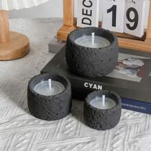 French Vanilla Scented Candle In Space Cup, Available In Regular, Large, And Extra Large Sizes, Suitable For Holiday And Home Decor - Black - View 4