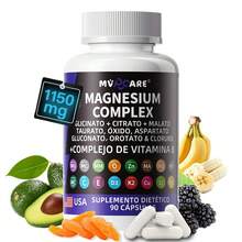Complejo de Magnesio con Vitamina B |9 Formas de Alta Absorción - 90 Cápsulas | MVPCARE Ayuda a Reducir el Cansancio y la Fatiga | Soporte Muscular y Nervioso |Contribuye al Funcionamiento Normal de Músculos y Sistema Nervioso |Apto tanto para hombres como para mujeres. - Otros - Ver 4