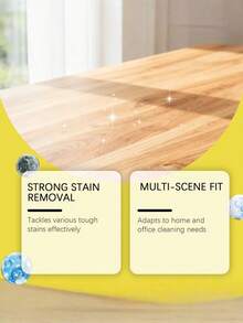 Multi-Purpose Stain Remover Powder, Daily Household Kitchen Surface Oil Stain & Dirt Multi-Purpose Cleaning Powder - Powdery - View 7