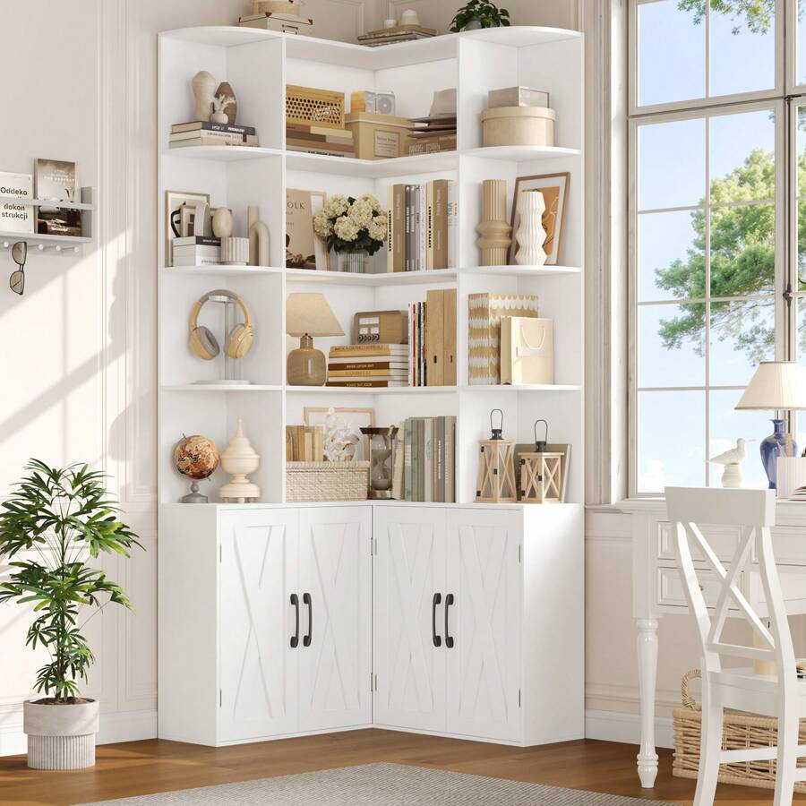 Bookcases - White - View 1