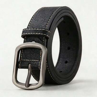 2022 New Korean Fashion Buckle Belt For Men, Versatile Casual Jeans Belt, Streetwear