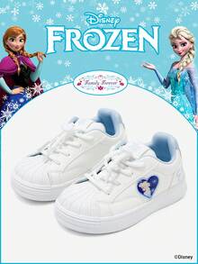 Disney 1 Pair Frozen Themed Children's Athletic Shoes, Including  Princess, Anna Princess And Arendelle Princess Sneakers, Suitable For Daily, Holiday Sports And Outdoor Wear. Comfortable, Non-Slip Soles, Breathable. - Baby Blue - View 1