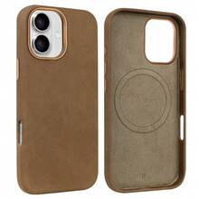 VIETAO High-Quality Magnetic Wireless Charging Phone Case Compatible With IPhone 15 16 17 Pro Max 17pro 17promax, Made Of Premium Matte Artificial Leather Material, Provides Protective Phone Shell - Dark Brown - View 4